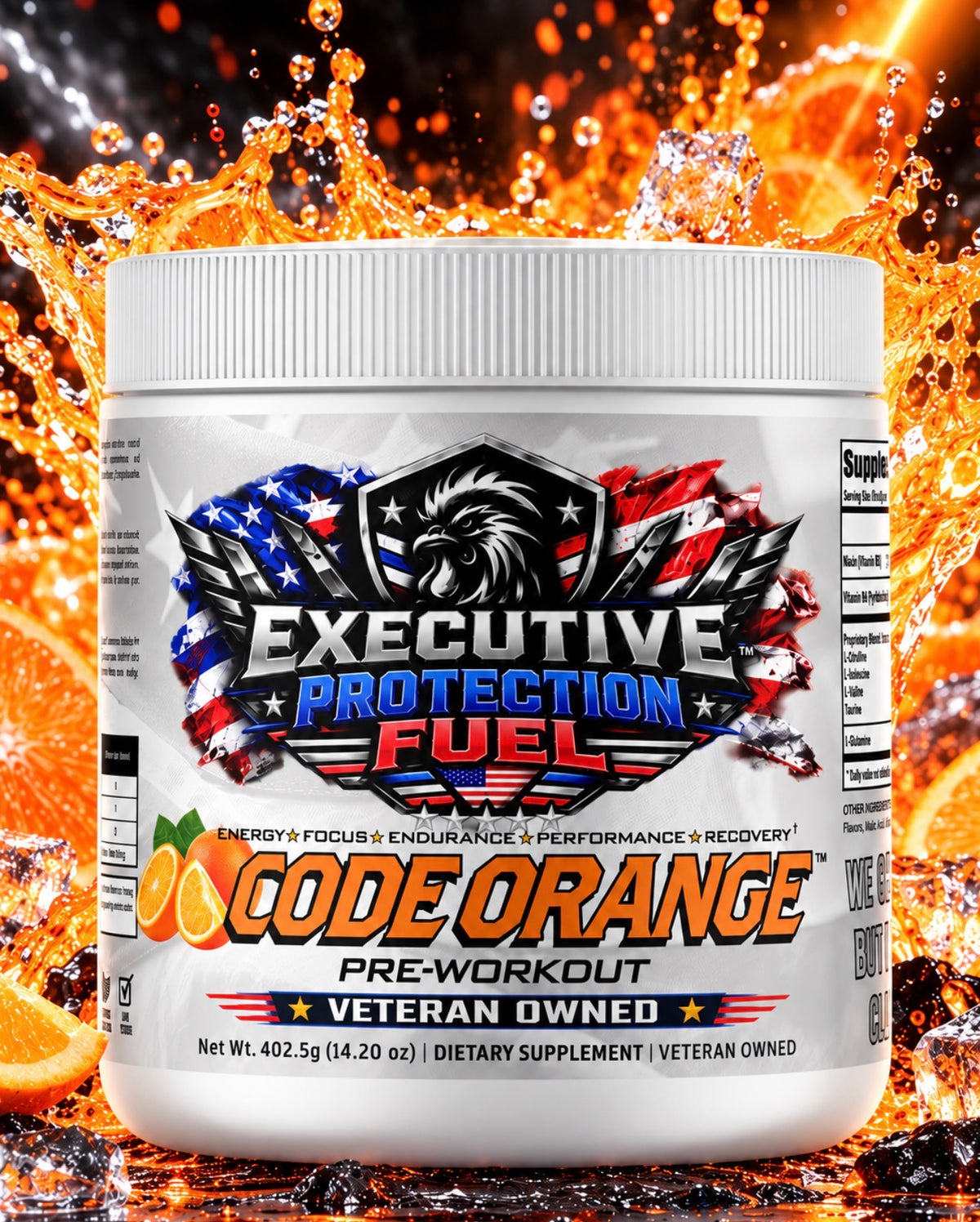 EXECUTIVE PROTECTION FUEL - CODE ORANGE - PRE-WORKOUT